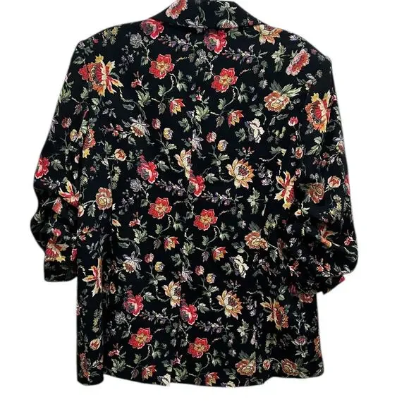 Cinq a Sept Kylie Provence Floral 3/4 Sleeve Blazer - Picture 9 of 9